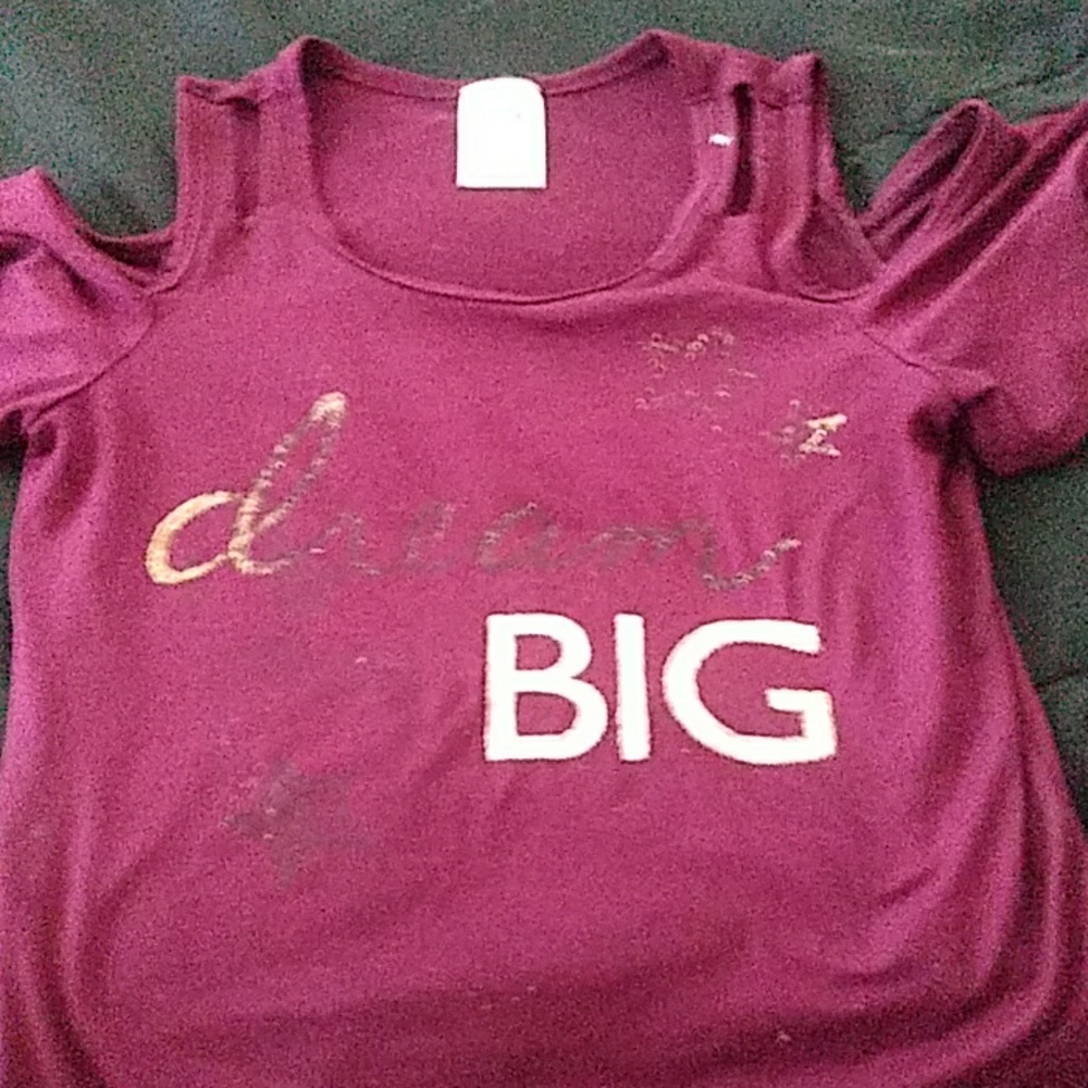 Dream big sleeveless shirt